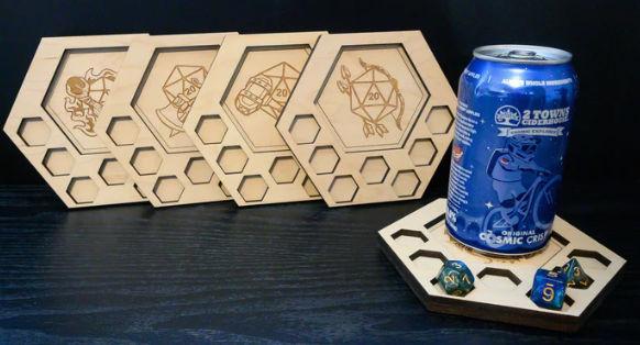 D&D Dice Tray Coasters